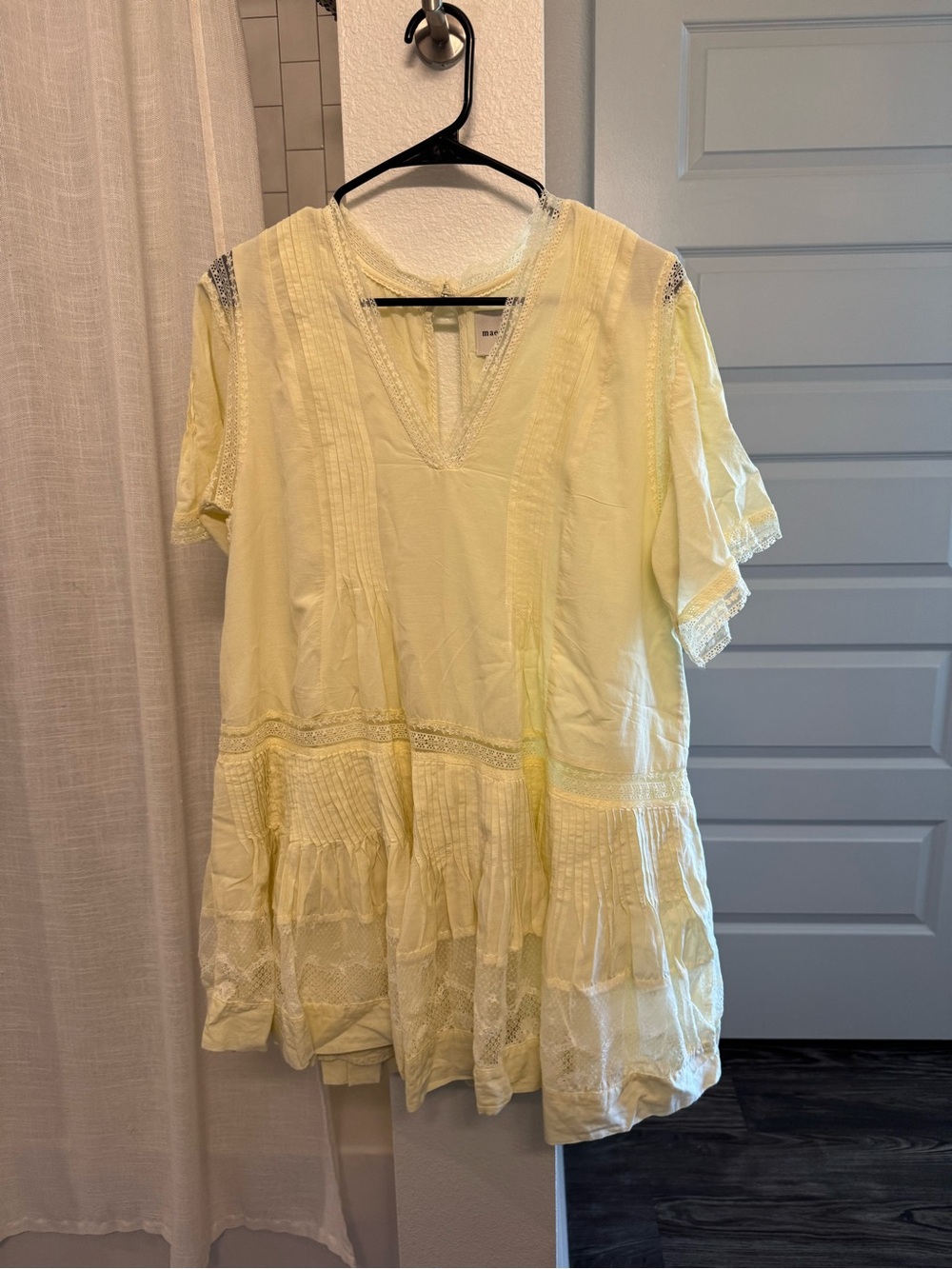 Butter Yellow Women's Tunic Dress